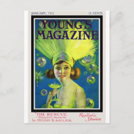 Carte Postale Aileron Champagne et couverture de magazine