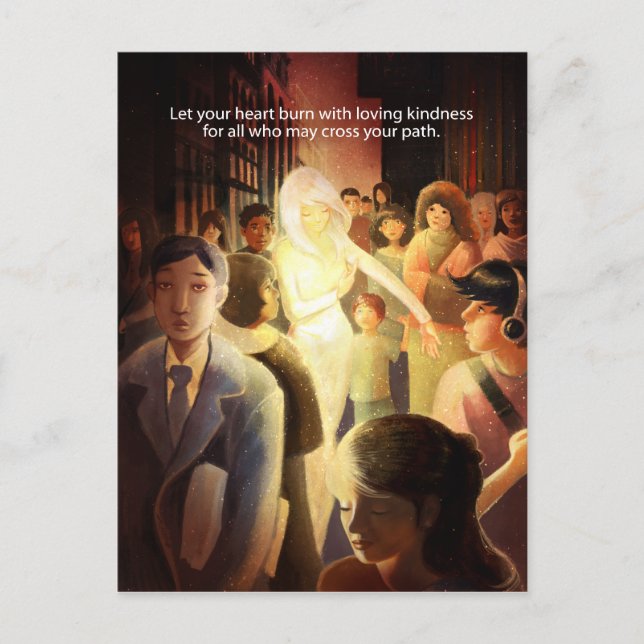 Carte Postale Aimer la gentillesse (Devant)