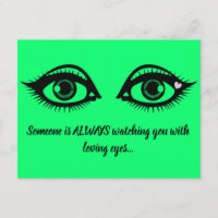 Aimer les yeux mignon Encourageant Citation Lime V