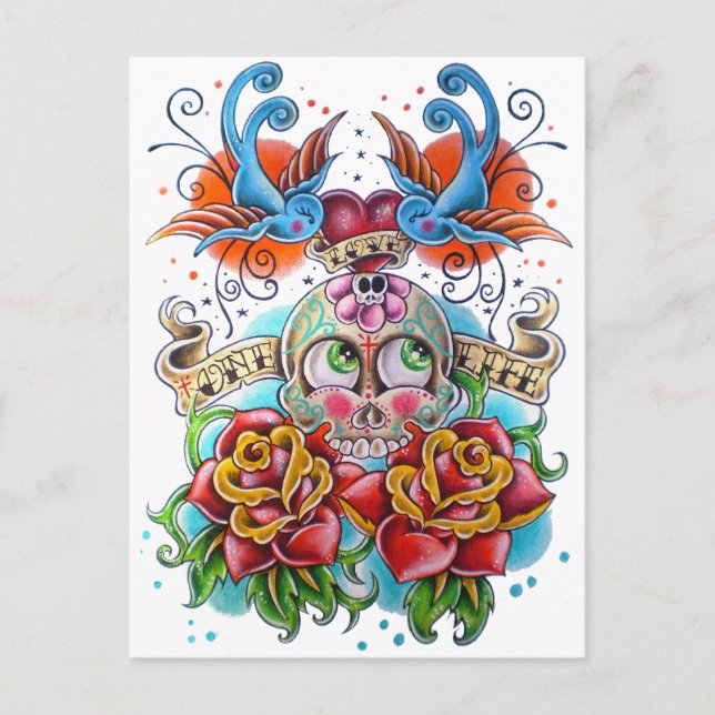 Carte Postale Aimer une vie (Devant)