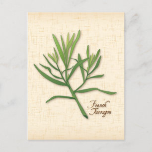 Carte Postale Aimez le Tarragon Français ? Envoyer une