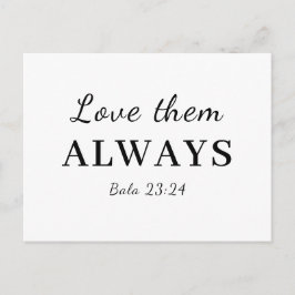 Carte Postale Aimez-les quand même Luke 23:34 Design