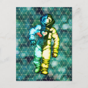 Carte Postale Aimez-vous à l'astronaute de la Lune Dessiner l'es
