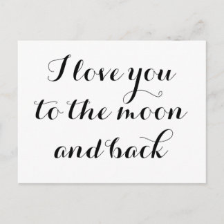 Carte Postale Aimez-vous la Lune