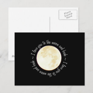 Carte Postale Aimez-vous la Lune