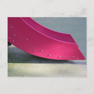 Carte Postale Aire de jeux pour enfants 28 Red Slide Postcard