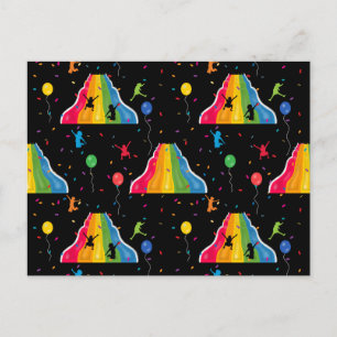 Carte Postale Aire de jeux pour enfants avec toboggan intérieur