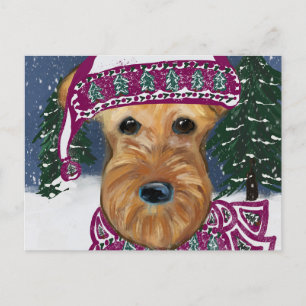 CARTE POSTALE AIREDALE TERRIER
