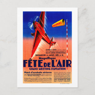 Carte Postale Airshow avec Haryse Hilsz Poste Promotionnelle