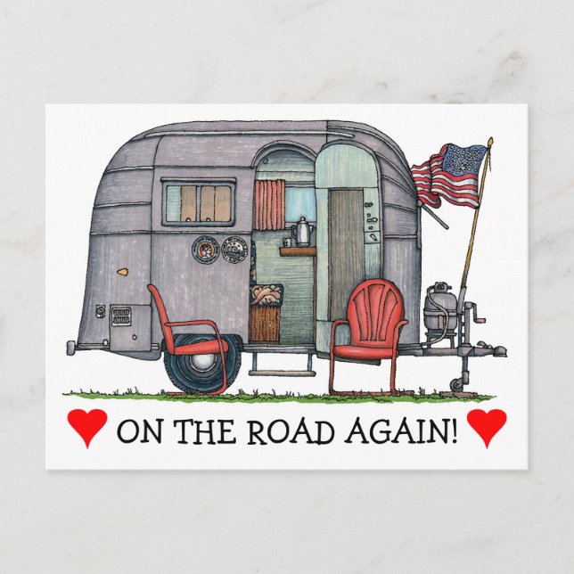 Carte Postale Airstream (Devant)
