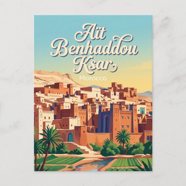 Carte Postale Aït Benhaddou Maroc (Devant)