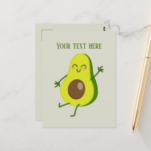 Carte Postale Ajouter un message à l'avocat mignon