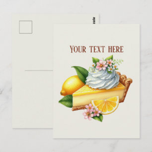 Carte Postale ajouter un message nom de l'entreprise boulangerie