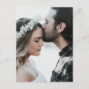 Carte Postale Ajouter votre propre photo personnalisée double fa