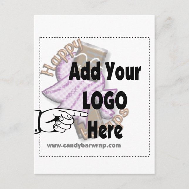 Carte Postale Ajoutez le LOGO de votre entreprise (Devant)