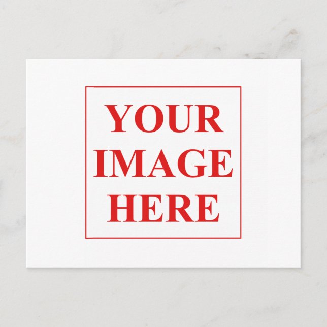 Carte Postale Ajoutez votre propre photo ou image (Devant)