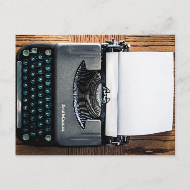 Carte Postale Ajoutez votre propre texte au papier de machine à (Devant)