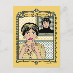 Carte postale Ajustement d'assiette_C_