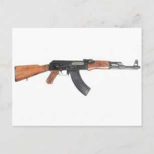 Carte Postale AK47 Assault rifle