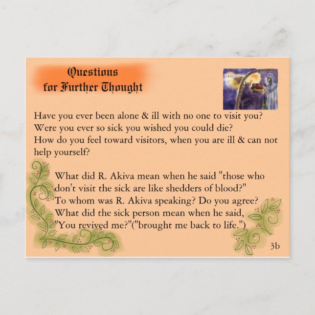 Carte Postale Akiva visite l'Outcast (Devant)