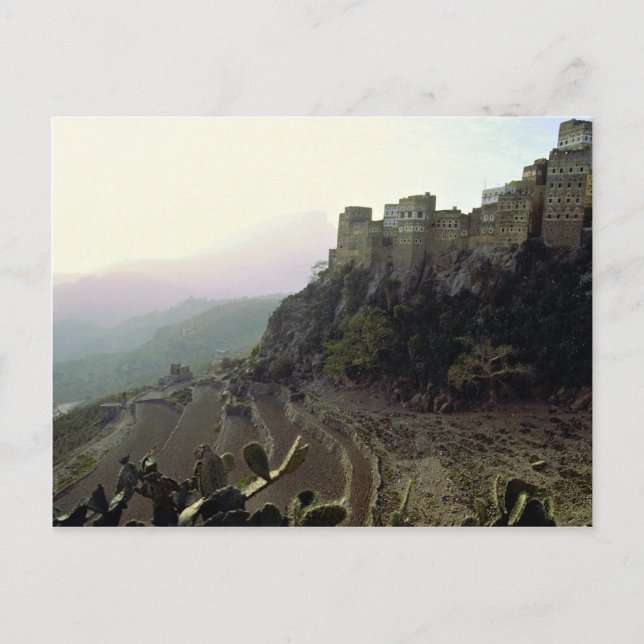Carte Postale Al Hajjarah, Yémen (Devant)
