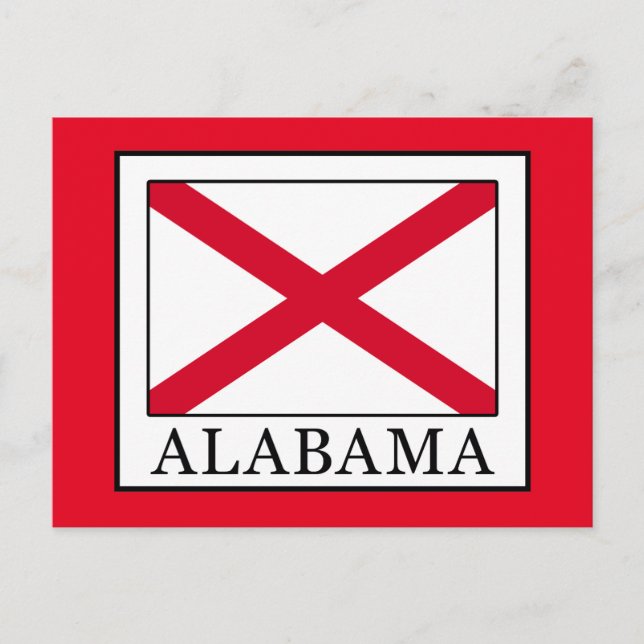 Carte Postale Alabama (Devant)