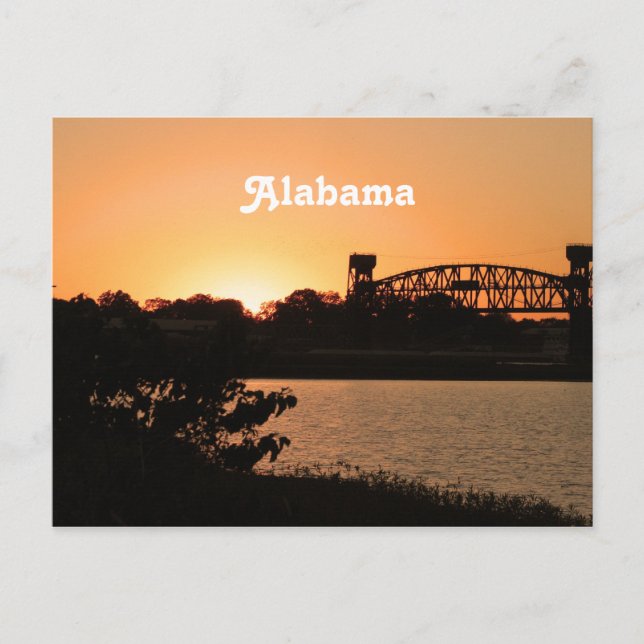 Carte Postale Alabama (Devant)