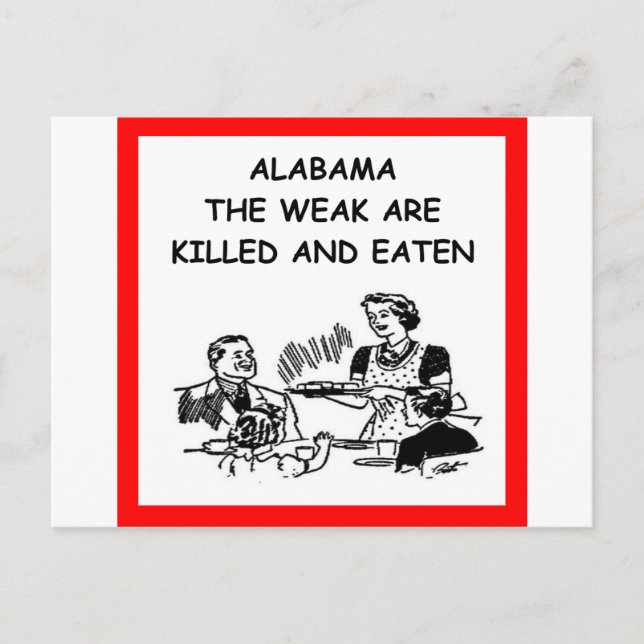 CARTE POSTALE ALABAMA (Devant)