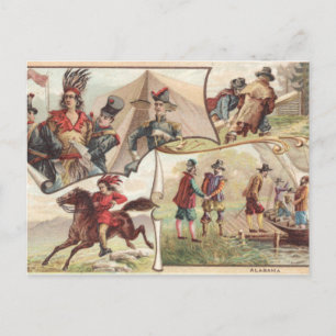 Carte Postale Alabama vintage