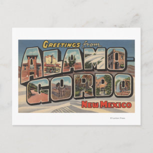 Carte Postale Alamongordo, Nouveau-Mexique - Scènes de grandes l