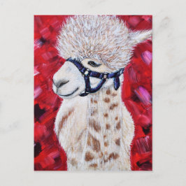 Carte Postale Alan the Alpaca Peinture