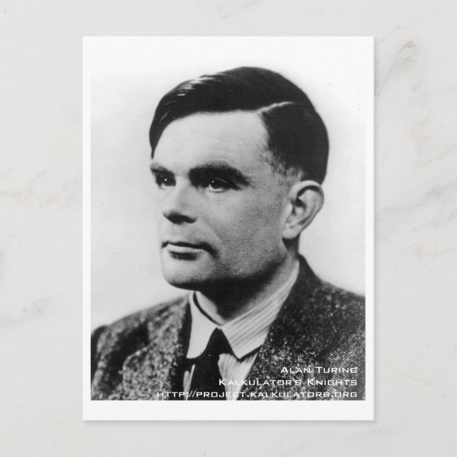 Carte postale Alan Turing Postkarte (Vorderseite)