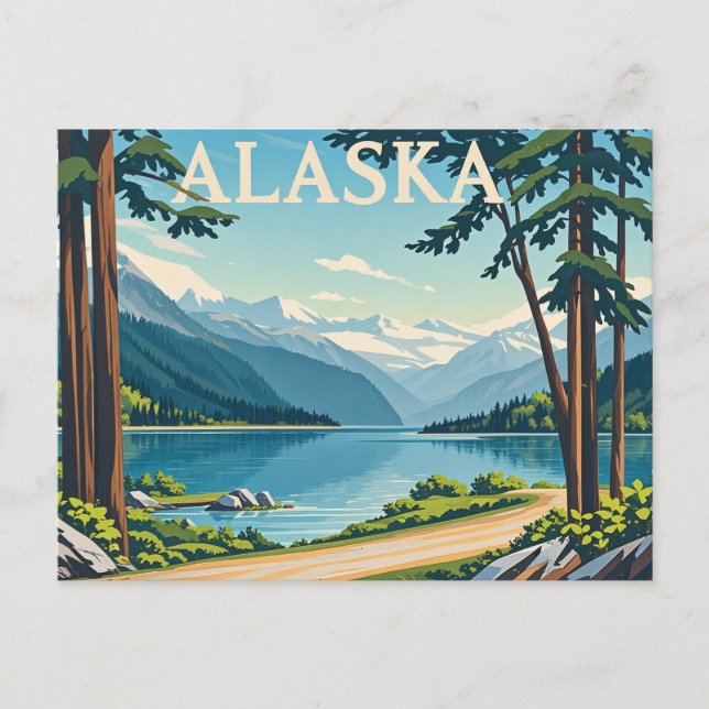 Carte Postale alaska (Devant)