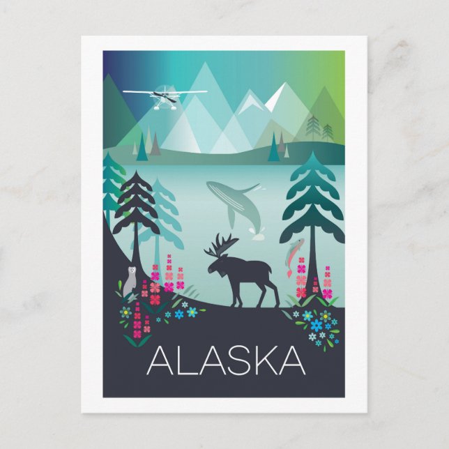 Carte postale Alaska (Devant)