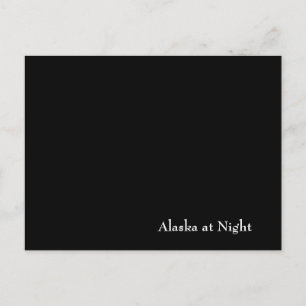 Carte Postale Alaska à la nuit