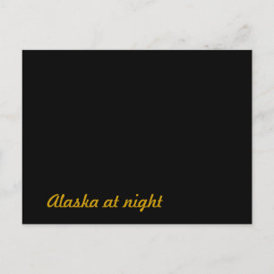 Carte Postale Alaska la nuit