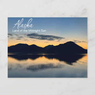 Carte Postale Alaska - Terre du Soleil de Minuit