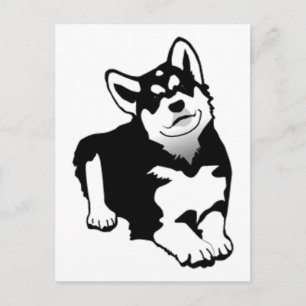 Carte Postale Alaskan Husky