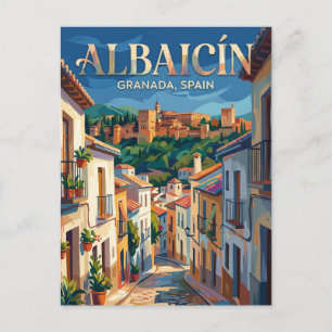 Carte Postale Albaicín Espagne