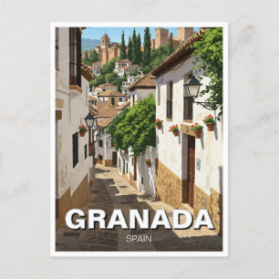 Carte Postale Albaicin Grenade Espagne Voyage