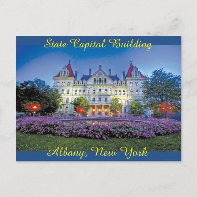 Carte Postale Albany, NY Capitol Building (Devant)
