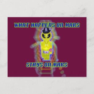 Carte Postale Albert Alien Tee