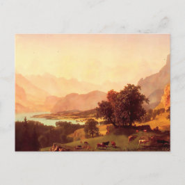 Carte Postale Albert Bierstadt Alpes bernoises 1859