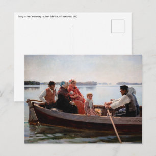 Carte Postale Albert Edelfeel - Aller au baptême