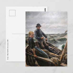 Carte Postale Albert Edelfeel - En mer