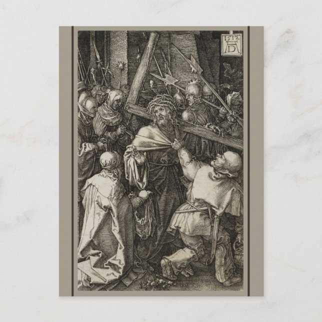 Carte Postale Albrecht Dürer 1512 Christ portant la croix (Devant)