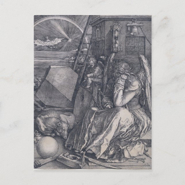 Carte Postale Albrecht Dürer Melencolia I (Devant)