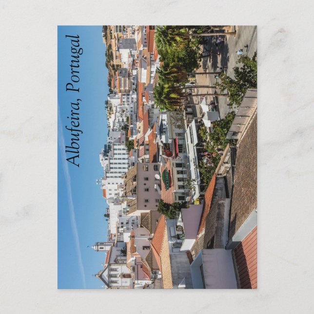 Carte Postale Albufeira Town, Algarve, Portugal (Devant)