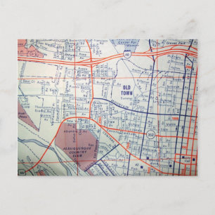 Carte postale ALBUQUERQUE, Carte Vintage NM