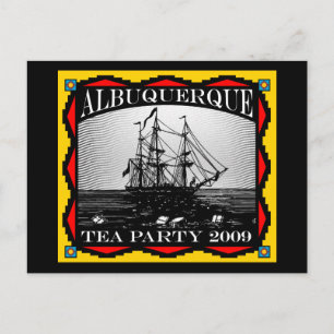Carte Postale Albuquerque, NM Tea Party -